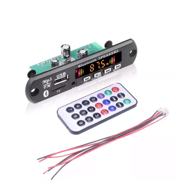 Amplifier Wireless Bluetooth 12V MP3 WMA Decoder Board Car Audio USB TF FM Radio Module with Remote Control