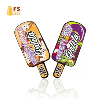 Sacs Mylar personnalisés découpés sur mesure, anti-odeur, pour bonbons, avec impression numérique, holographiques, effet doux au toucher, 1g 3.5g, uniques et spéciaux