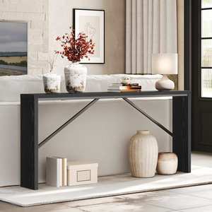 Mesa Consola Cascada al por Mayor, Mesa de Madera Cascada para Detrás del Sofá, Mesa de Entrada de Madera Cascada para la Entrada - Product Image 4