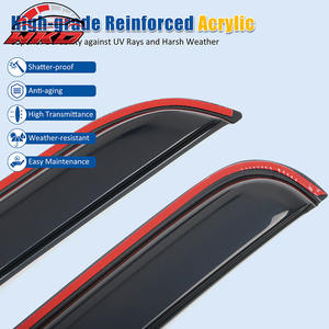 Pare-soleil de fenêtre pour Silverado Sierra 1500 2500 HD Crew Cab 14-19, protection latérale de la vitre de la porte de voiture intégrée au cadre - Product Image 5