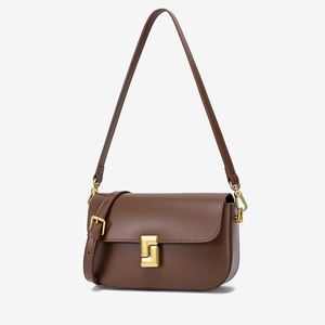 Borsa a Tracolla Quadrata in Vera Pelle di Vacchetta per Donna, Design di Lusso Retrò a Prezzo di Fabbrica - Product Image 2