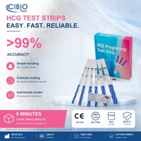 Bandelette de test de grossesse pour clinique, laboratoire, hôpital, domicile, kit de détection de l'hCG dans l'urine des femmes
