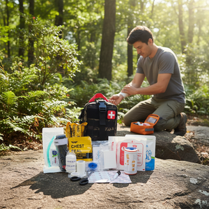 Kit di Pronto Soccorso Tattico Personalizzato IFAK, Borsa per Traumi per Campeggio, Caccia, Escursionismo, Auto, Terremoti e Kit di Sopravvivenza per Avventure all'Aperto - Product Image 1
