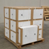Module en fibre céramique anti-éclatement à structure stable, bloc d'isolation réfractaire pour revêtement de four à haute température