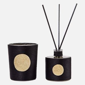 Juego de Decoración para el Hogar de Lujo en Negro y Dorado, Vela Artística, Difusor de Aromas, Spray para Habitaciones - Product Image 4