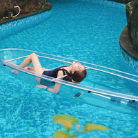 Bateau à Côtes en Aluminium Double Transparent en Alliage d'Aluminium pour 2 Personnes, Écologique, Idéal pour la Photographie de Mariage - Vente en Gros