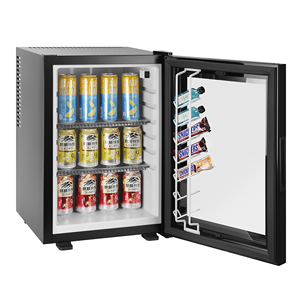 מקרר באיכות גבוהה יחיד מיני רטרו חדר יותר מגניב, אנני מיני בר מסחרי פריגובר שקט לשימוש במלון - Product Image 3