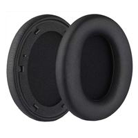 Coussinets d'oreille pour écouteurs Edifier MT6/MT6 PRO, coussinets d'oreille de remplacement en cuir protéiné noir et marron avec isolation phonique