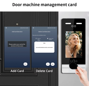 Videoportero Inteligente AnjieloSmart con Reconocimiento Facial, Autenticación por Tarjeta/Contraseña, Pantalla Táctil, 1080P, Entrada/Salida Manos Libres - Product Image 3