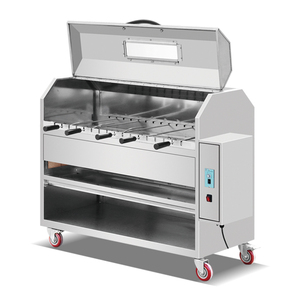 Parrillas de barbacoa comerciales de acero inoxidable de servicio pesado Parrilla de leña de estilo argentino para uso en restaurantes y hoteles - Product Image 6