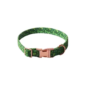 Lucky Clover Pet Supplies Rose Gold Dog Collar