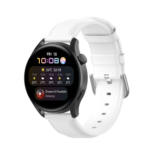 Correa de cuero de 20mm y 22mm para Samsung Active 2, 40mm/44mm, Gear S3, <span class=keywords><strong>46mm</strong></span>, para <span class=keywords><strong>Huawei</strong></span> <span class=keywords><strong>Watch</strong></span> GT2, pulsera Galaxy <span class=keywords><strong>Watch</strong></span> 4/<span class=keywords><strong>Classic</strong></span>/3 - Product Image 4