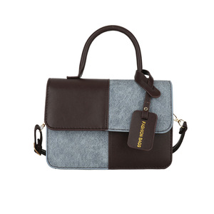 Nouveau <span class=keywords><strong>sac</strong></span> carré patchwork contrastant 2024 pour femme, <span class=keywords><strong>sac</strong></span> bandoulière simple texturé, <span class=keywords><strong>sac</strong></span> à l'épaule tendance - Product Image 5