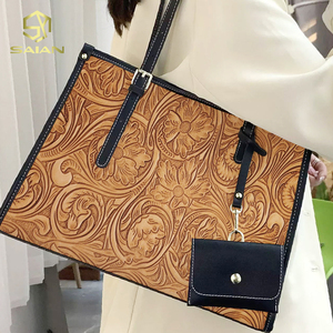 1mm vết sưng kết cấu Retro 3D khắc hoa hồng mô hình dập nổi PVC tổng hợp giả da cuộn cho túi xách tự làm ví - Product Image 6