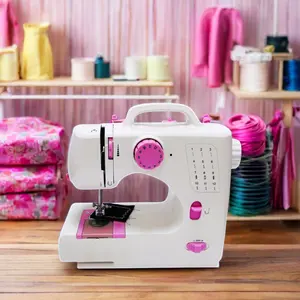 Portable Multi-Function Home Sewing Accessory with LED Light Dual Spread Control Different Built-In Stitches for Reverse Sewing