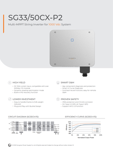 <span class=keywords><strong>Sungrow</strong></span> <span class=keywords><strong>SG33CX</strong></span> 33KW Precio al por mayor Trifásico en conexión a red Solar PV Conectado a red Trifásico 33kva Inversor - Product Image 3