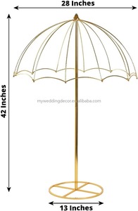 Décorations de table de mariage K53, arche dorée de 90 cm, décoration de mariage, accessoires pour dîner aux chandelles, arche métallique de mariage, support à fleurs - Product Image 2