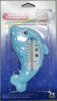 Termometer Mandi Bayi Plastik Bentuk Apel Lucu Langsung dari Pabrik, Tidak Beracun, Mengapung di Air, Pengukur Suhu 0-12 Bulan