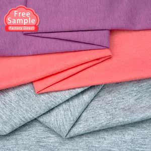 도매 160gsm 100% 순면 니트 부드러운 통기성 저지 원단 티셔츠 속옷 라운지웨어 의류용 - Product Image 2