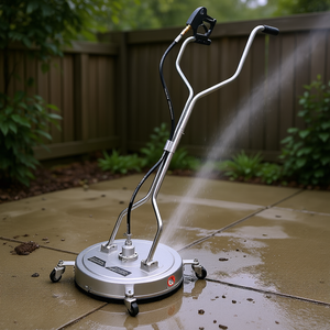 Nettoyeur de surface plane haute pression 18 pouces 4000 psi 10,5 GPM avec tige rotative en acier inoxydable pour le nettoyage des patios - Product Image 2