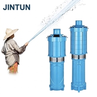 Pompe submersible multi-étages QD 220V/380V, haute pression, pour puits profond, irrigation agricole, alimentation en eau, 5 CV, 10 m³/h