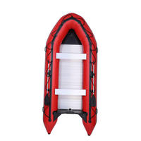 Bateau pneumatique en PVC en vente chaude, bateau de pêche pliable, bateau de pêche portable, plancher en aluminium de 300 cm