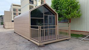 Tiny House préfabriquée en <span class=keywords><strong>bois</strong></span> moderne de luxe Magic Core avec structure en acier, utilisation hôtelière, installation sur site - Product Image 2
