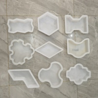 Feuille d'érable hexagonale rentable modèle 17126 moule de pavage de brique de pavage en béton