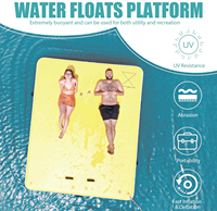 Plateforme aquatique gonflable Hot Sale en PVC Drop Stitch pour SUP Yoga avec surface antidérapante