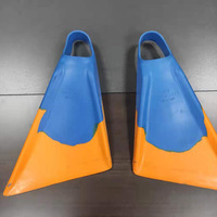 Palmes de surf pour adultes, palmes de plongée pour enfants, entraînement spécial, hommes, femmes, palmes de crawl, palmes de freestyle, bleu, orange, caoutchouc