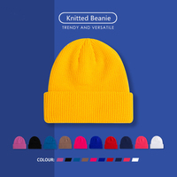 Unisex wintermuts, aanpasbaar, gebreid van acryl, met designerlogo, groothandel, Y2K fabrikant