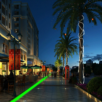 Lampe laser infrarouge industrielle 10W Panneau d'avertissement de sécurité à lumière forte à une ligne pour lumières publicitaires d'indication d'atelier d'usine