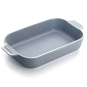 Bandeja Rectangular de Cerámica para Gratinar, Bandeja para <span class=keywords><strong>Hornear</strong></span> Lasaña, Contenedor para <span class=keywords><strong>Hornear</strong></span>, Bandejas para Asar - Product Image 1