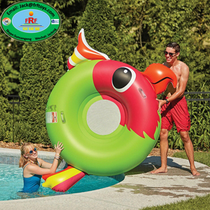 Mùa hè Đảng hồ bơi đồ chơi quá khổ PVC <span class=keywords><strong>Inflatable</strong></span> Vẹt hồ bơi <span class=keywords><strong>Float</strong></span> với lưới ghế - Product Image 2