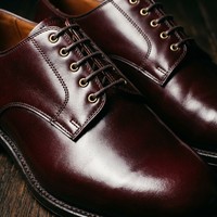 Chaussures Oxford sur mesure en cuir de veau véritable pour homme, élégantes, bordeaux, chaussures de mariage, chaussures habillées classiques, chaussures formelles pour affaires