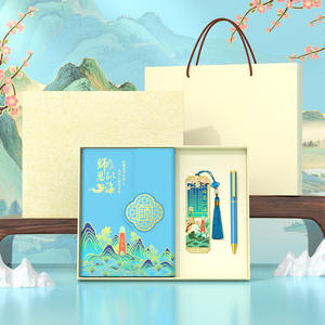 กล่องของขวัญสไตล์จีนแบบดั้งเดิม ชุดของขวัญวันครู ปรับแต่งโลโก้ได้ ของขวัญระดับพรีเมียม ใช้งานได้จริงสำหรับครู - Product Image 4