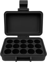 Boîte de rangement pour flacons de soins cosmétiques à 15 compartiments avec options de couleur de logo personnalisé, étui en plastique PETG, capacité de 3 ml, impression UV