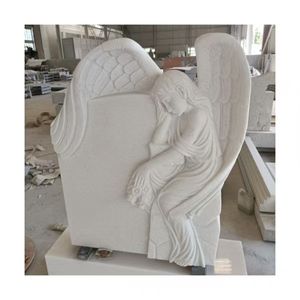 Chine <span class=keywords><strong>prix</strong></span> d'usine conception personnalisée <span class=keywords><strong>marbre</strong></span> blanc ange Statues pierre tombale et Monument Style européen granit pierre tombale <span class=keywords><strong>pour</strong></span> <span class=keywords><strong>tombe</strong></span> - Product Image 1