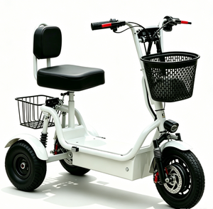 Mini trottinette <span class=keywords><strong>électrique</strong></span> pliable à châssis ouvert pour adultes, trajets quotidiens, <span class=keywords><strong>tout</strong></span>-<span class=keywords><strong>terrain</strong></span>, 3 roues, longue autonomie, petit <span class=keywords><strong>tricycle</strong></span> pour personnes âgées 501800W - Product Image 1