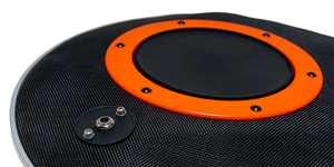 Batería de Percusión Compacta de 16 Pulgadas con Triggers Integrados y Parches de Malla de Doble Capa |   Diseño que Ahorra Espacio, Amortiguación de Aire Silenciosa Híbrida - Product Image 3