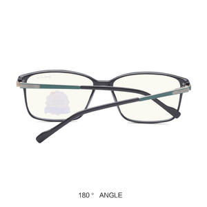 Montures de lunettes carrées grises Jack 5138, protection anti-lumière bleue, monture complète, unisexe, adulte, design minimaliste - Product Image 4