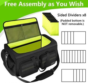 BSCI Factory Large Capacity DJ <b>Cable</b> <b>Bag</b> With 6 Pockets <b>for</b> Extension Cords, Mics, Pedals, <b>Cable</b> <b>Bags</b> <b>for</b> Musicians - Product Image 4
