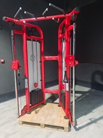Appareil de musculation multifonctionnel intégré avec poulies croisées doubles pour entraînement complet à domicile