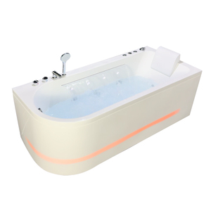 Bain à remous portable rectangulaire en acrylique avec massage, <span class=keywords><strong>pour</strong></span> intérieur, avec accoudoirs et drain, <span class=keywords><strong>pour</strong></span> hôtels, robinet inclus - Product Image 3