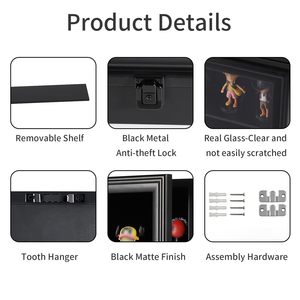 Vitrine de présentation pour figurines miniatures 2026, figurines d'<span class=keywords><strong>action</strong></span> et figurines à tête articulée, cadre type boîte à ombre en gros - Product Image 5