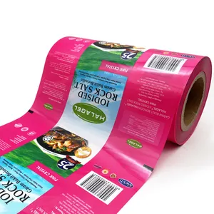 Kunden spezifisch bedruckte Folie Parfüm Lebensmittel verpackungs lieferant Lebensmittel qualität Opp Kunststoff Lebensmittel pulver Rollfilm Auto verpackungs maschine Rollfilm