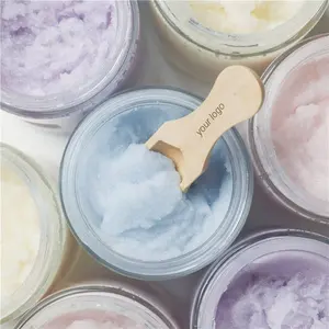 OEM Private Label Exfoliating and Moisturizing Scalp & Body Scrub Deep-Cleansing Sugar and Salt Scrub for Hair and Skin