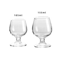 Verre à cocktail haut de gamme de luxe à pied court en verre épais XO, grand verre à orchidée blanche, verre à whisky à large base pour banquet de mariage