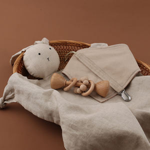 Caja <span class=keywords><strong>de</strong></span> regalo <span class=keywords><strong>para</strong></span> recién nacido, juego <span class=keywords><strong>de</strong></span> regalo <span class=keywords><strong>para</strong></span> bebé, Manta <span class=keywords><strong>de</strong></span> algodón <span class=keywords><strong>para</strong></span> bebé, <span class=keywords><strong>para</strong></span> la dentición babero, sonajero, hito, juguete <span class=keywords><strong>de</strong></span> madera, 4 juegos - Product Image 6