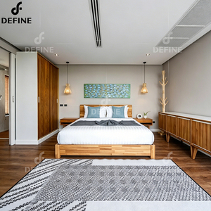 Juego de Muebles de Dormitorio de <span class=keywords><strong>Hotel</strong></span> de Lujo de 5 Estrellas, Estilo Moderno, para Resort Costero, Personalizado en Madera, Juego Completo - Product Image 2